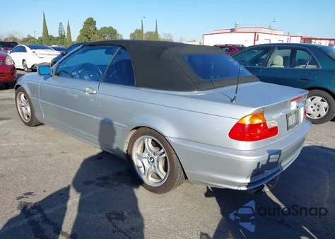 2003 BMW 330Ci z USA, uszkodzony, nr VIN WBABS53443JU97533